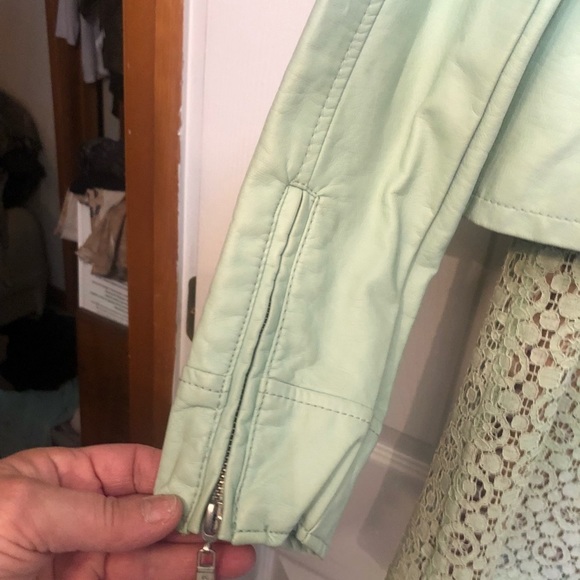 Victoria Beckham large fits size 10 mint green lace shirt dress nude lining - Picture 9 of 15